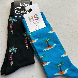 Mens decorative socks, new, smoke-free home.